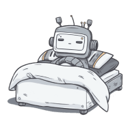 Robot sleeping